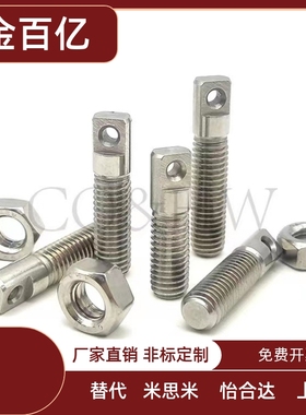 304不锈钢拉伸弹簧支柱SAIPO3/4/5/6-15/20/25/30/35/40两平面型