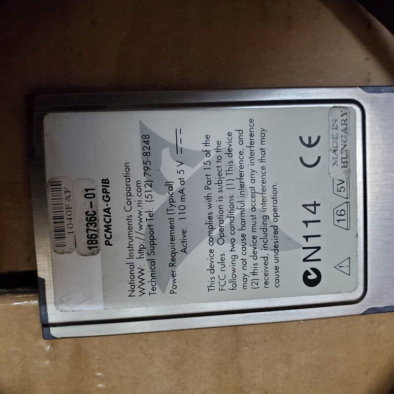 PCMCIA GPIB卡 物品,售不退(议价)