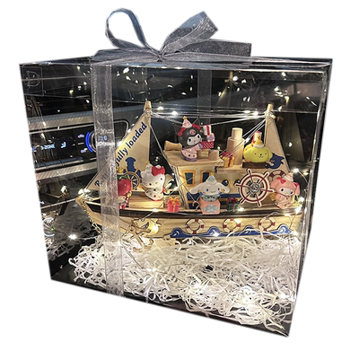 原创设计三丽鸥系列发光船礼物