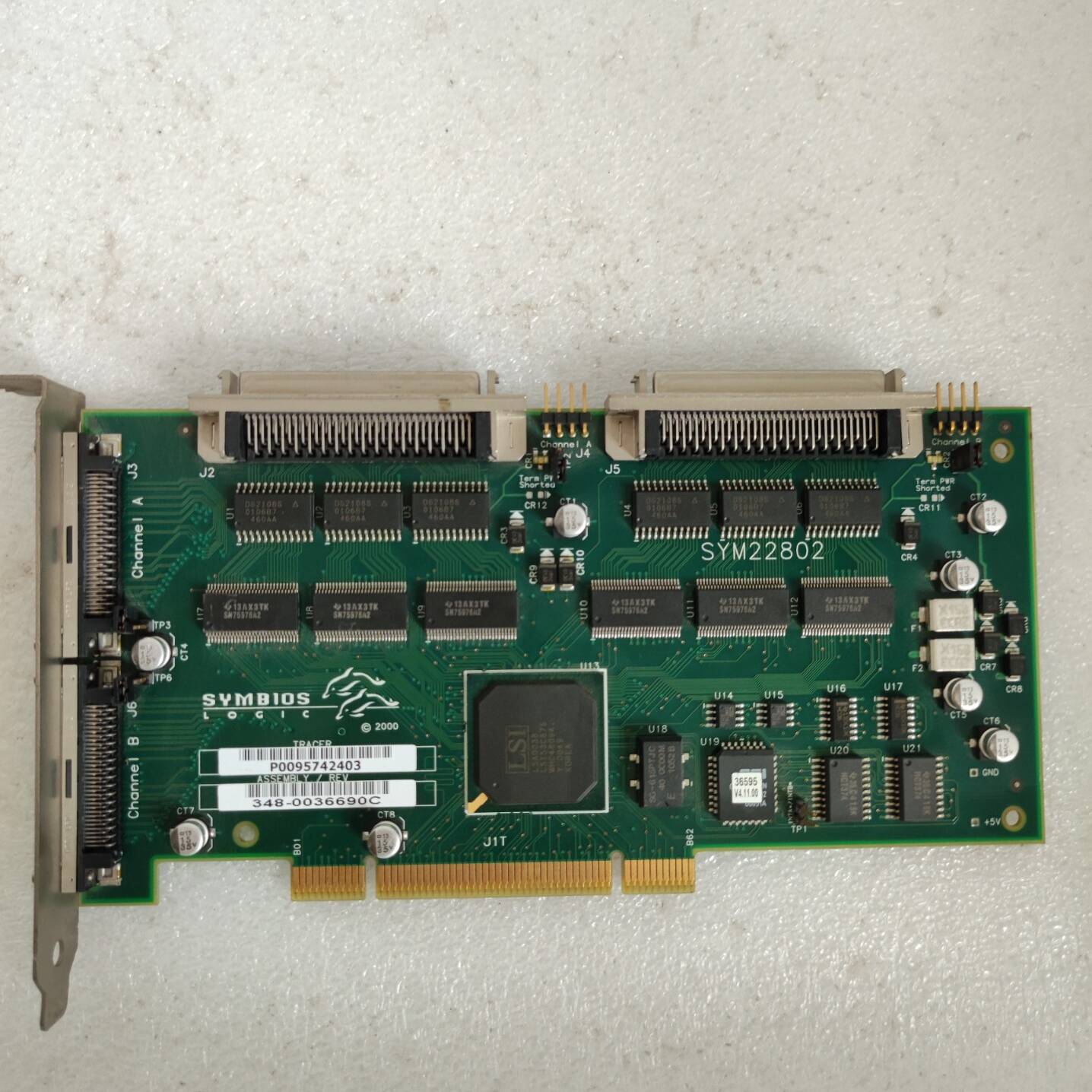 议价SYMBIOS LOGIC SYM22802卡板，九成新