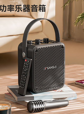 山水T81户外K歌蓝牙音箱家庭影院卡拉OK广场舞露营大喇叭带话筒