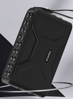 山水F71便携式太极拳晨练蓝牙音响FM收音机插卡数字选歌全频喇叭