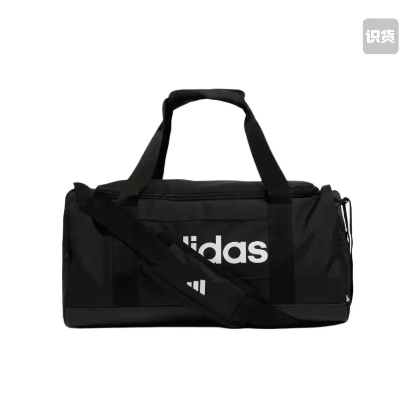 Adidas/阿迪达斯 小号情侣款正面徽标拉链帆布帆布包健身手提包