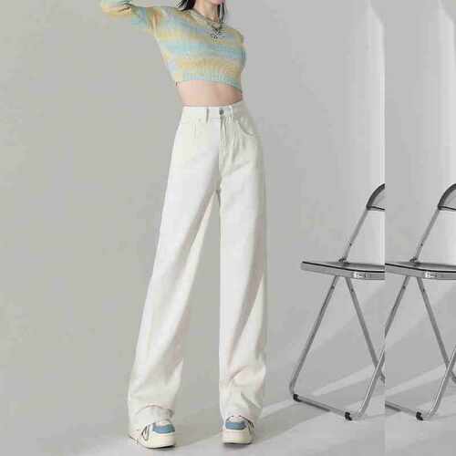 womenclothes白色高腰阔
