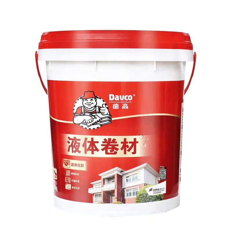 德高(Davco)液体卷材防水涂料胶房屋顶防水补漏材料外墙面楼顶