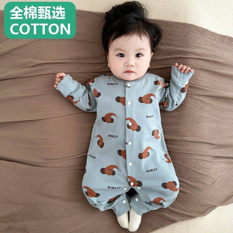 全棉母婴纯棉宝宝连体衣春秋季A类纯棉无骨爬服新生婴儿衣服童装,女装/女士精品,秀禾服,淘宝优惠券,粉丝福利购,淘宝优惠卷