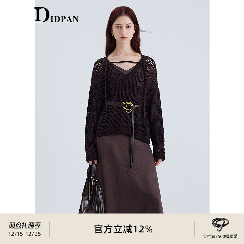 IDPAN吊带裙2025季新款时尚通勤内搭裙子显瘦醋纤无袖连衣裙女