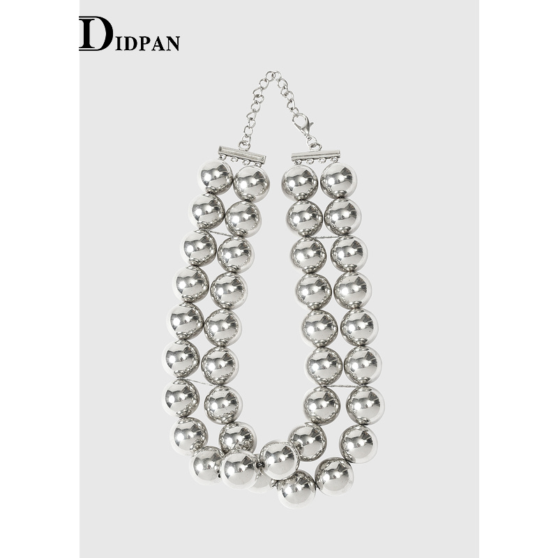 IDPAN女装品牌珠子首饰项链商场同款时尚百搭高级感项链