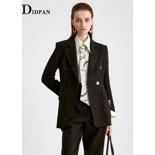 IDPAN极简西装 气质通勤肌理感高品质羊毛西服女 25冬时尚