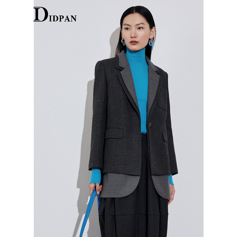 IDPAN时尚气质中长外套