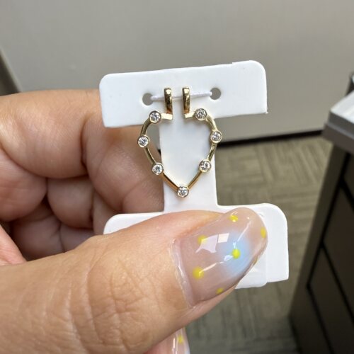 0618 珠宝展  一见倾心爱心吊坠K18黄金（不含链）ISA6ZXK