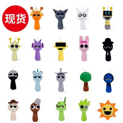 现货跨境新品Sprunki公仔节奏盒子游戏周边毛绒玩具玩偶 plush