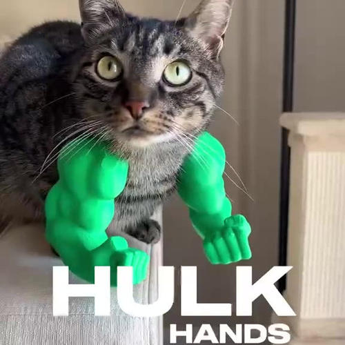 3D打印恶搞宠物挂脖浩克手臂