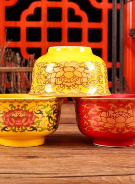 供佛八供供酒碗佛堂八吉祥供水杯