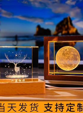 云朵水晶球小夜灯创意礼物摆件