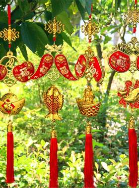 双面贴布福袋辣椒灯笼喜庆挂件