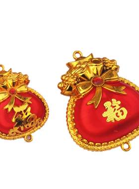 丝线红福袋春节中国结挂件