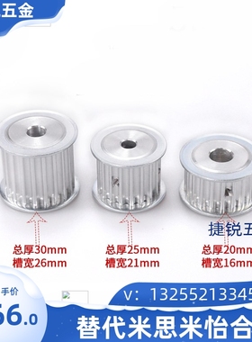 高扭矩同步带轮S5M型HTPA24S5M100/150/250-A/B替代米思米