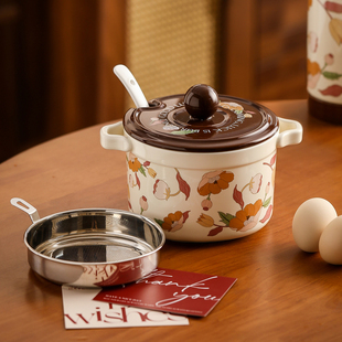 法式复古陶瓷猪油罐家用厨房调味高端新款调料罐防潮储油罐密封罐