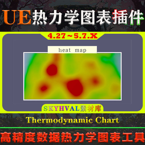 UE4.27～5.7虚幻插件 Thermodynamic Chart 高精度热力学图表工具