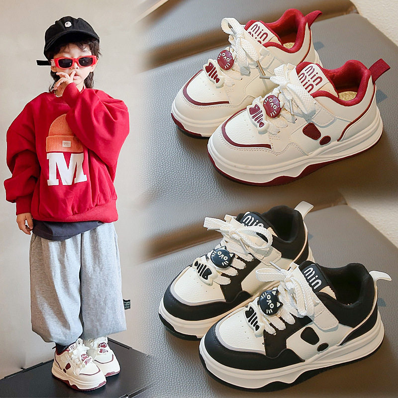 儿童板鞋新款2025春秋季舒适透气男女童休闲鞋小白鞋潮童鞋百搭,运动鞋new,童鞋/青少年鞋,淘宝优惠券,粉丝福利购,淘宝优惠卷
