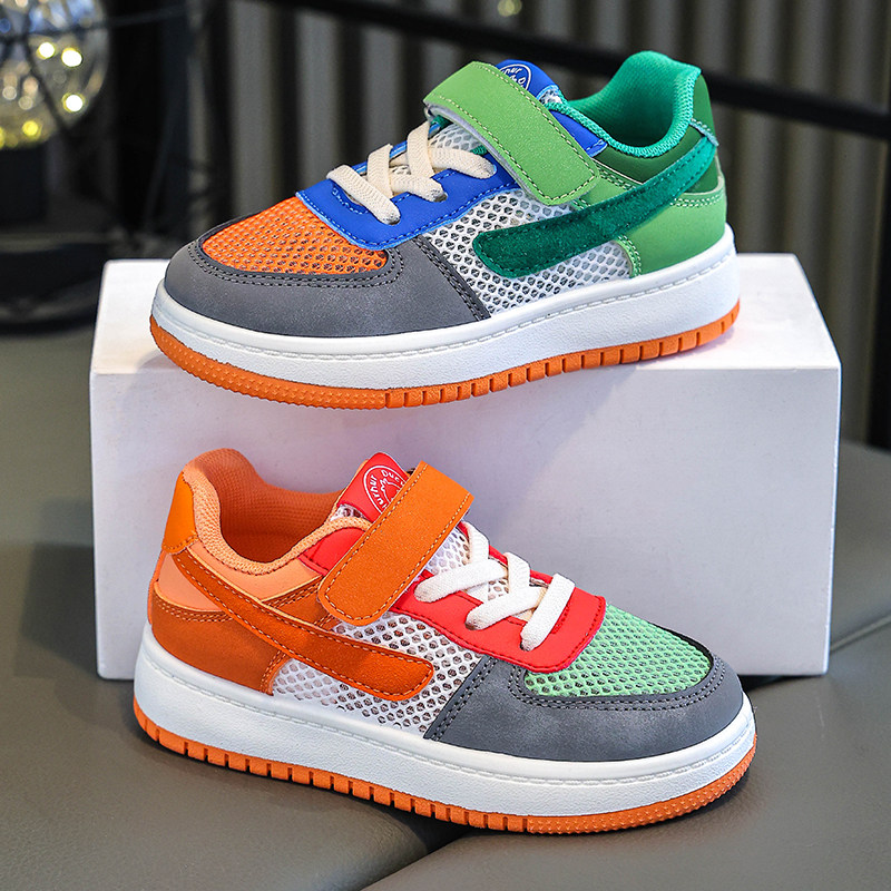 儿童鸳鸯鞋2025春夏新款女童鞋子软底板鞋男童休闲运动鞋潮单网鞋