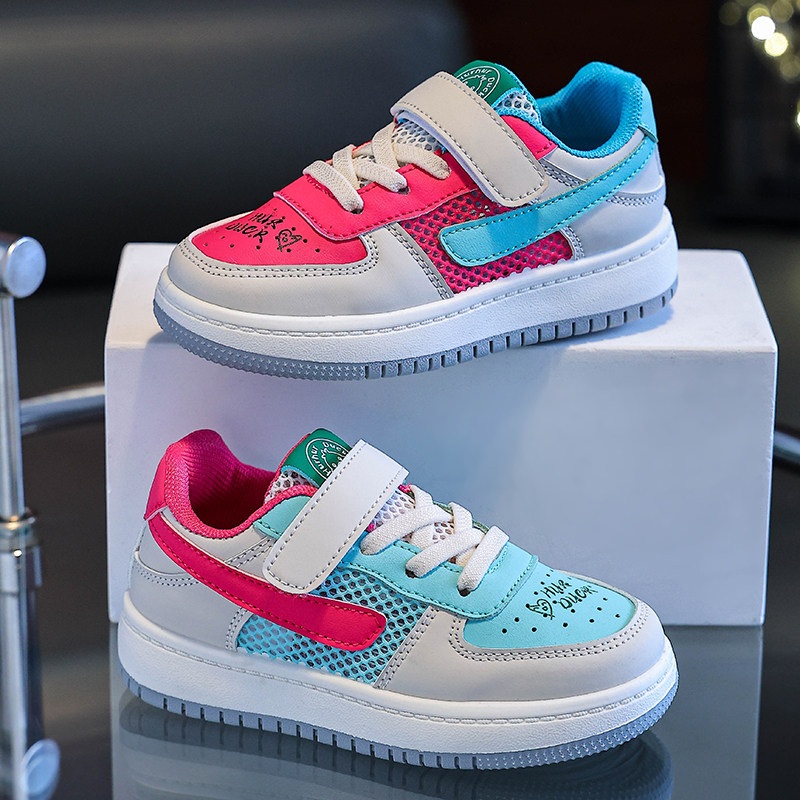 儿童运动鞋鸳鸯鞋2025夏季网面新款中大男童板鞋女童鞋子低帮潮鞋