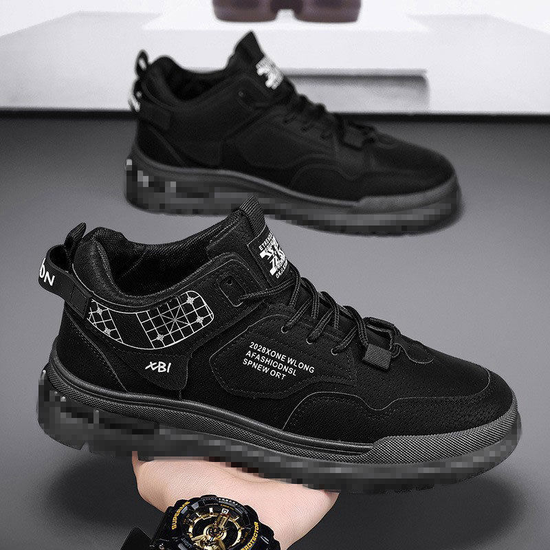 高帮靴2026秋季新款耐磨工装防滑男鞋登山休闲鞋百搭户外增高鞋子