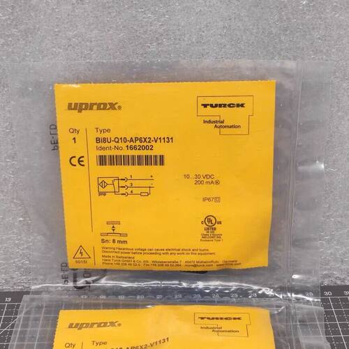 TURCK图尔克 传感器 Bi8U-Q10-AP6X2-V1