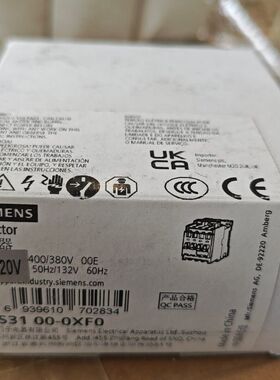 接触器3TS31 00-0XFO AC220V 400
