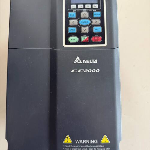 工厂停业停产；库存备件CP2000台达变频器处理