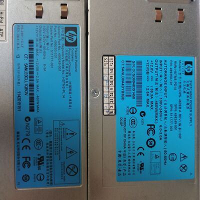 DL360 DL380G6 G7 G8 460W服务器