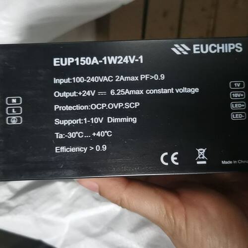 EUCHIPS欧切斯1-10V恒压灯带调光调色电源驱动/LE