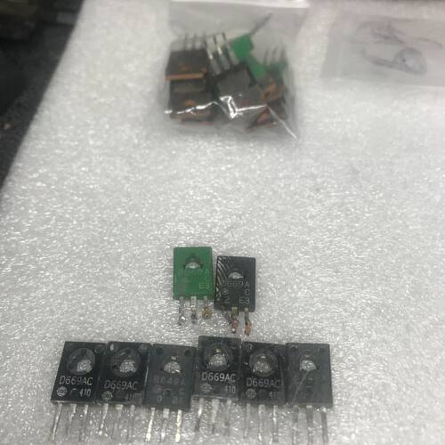 拆机 黑绿对管 管D669 B649 两对3