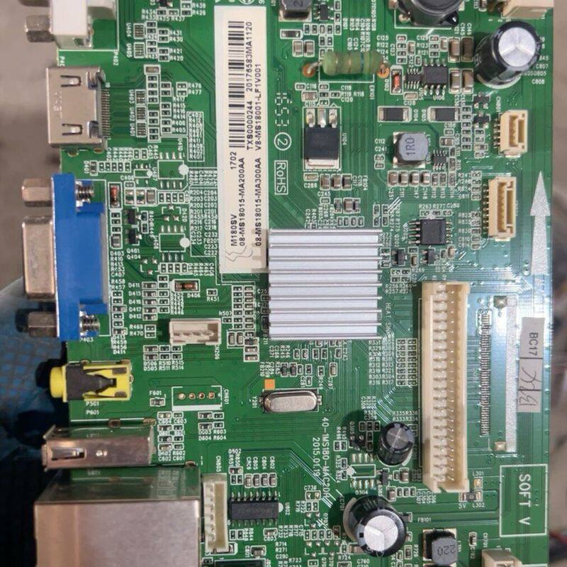 TCL显示器监控主板 型号MS80SV 拆机件 接口齐全
