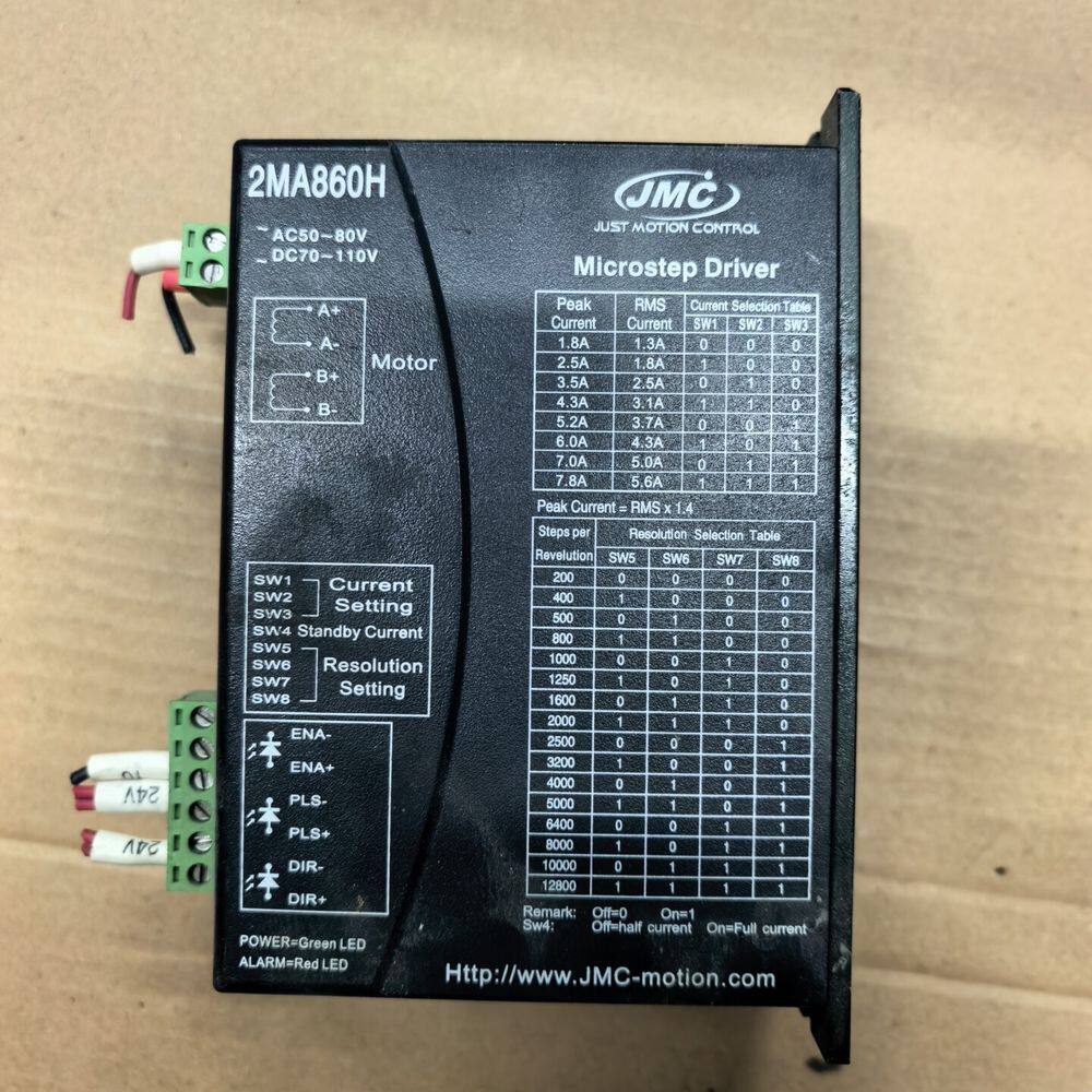 JMC 2MA860H步进电机驱动器 拆机件 带风扇 接口齐