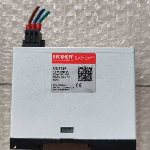BECKHOFF CU1124 EtherCAT 4口分支器