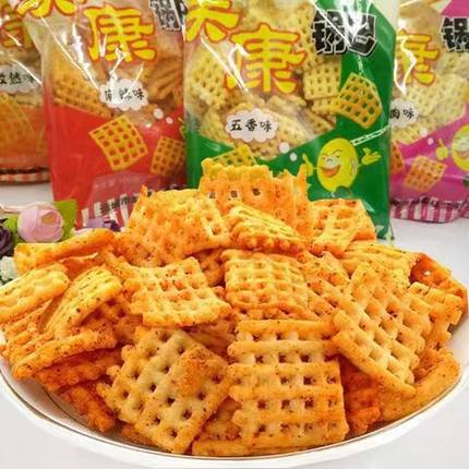 山西特产小吃 运康锅巴 102g*7袋七种口味 休闲零食组合