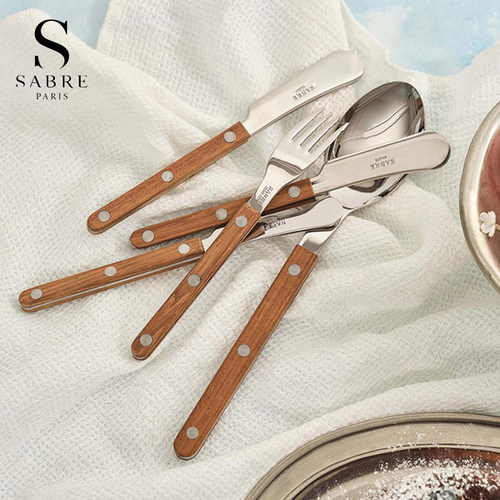 SabreParis不锈钢柚木刀叉勺