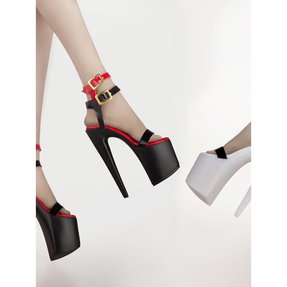 Toys centre 模玩焦点 1/6兵人 女装 TCT-007 高跟凉鞋 OB OD人偶