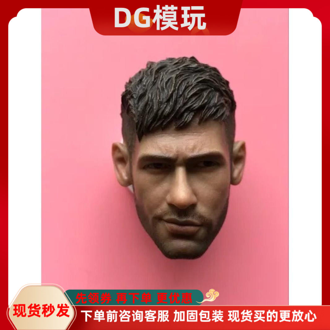 头雕体育明星巴萨内马尔1/6兵人