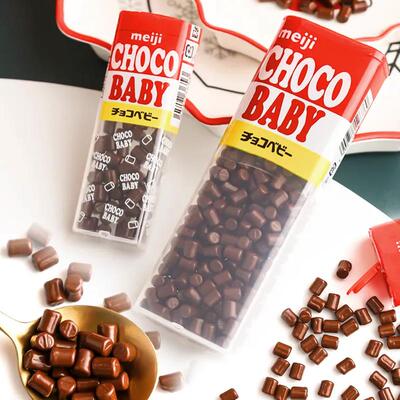 新货现货日本ChocoBaby牛奶巧克力豆BB豆休闲 零食儿童