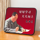 毛泽东主席画像照片有相框装 饰画客厅办公室桌面装 饰摆件书桌摆台