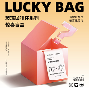 【惊喜盲盒】木笙玩物神秘福袋随机款式高颜值水杯咖啡玻璃杯子