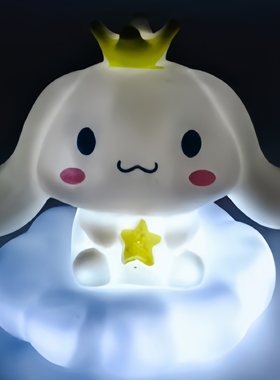 大耳狗小夜灯发光摆件