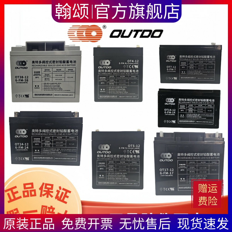 全新泛海三江消防壁挂主机电池火灾报警控制器应急电源备用蓄电池