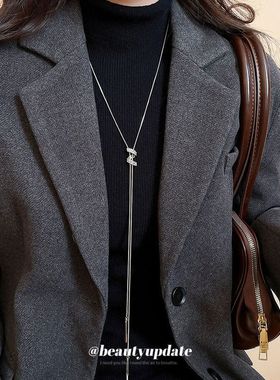 韩国ins2024秋冬装新款纯色羊毛