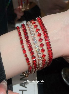 欧美爆款防水不锈钢手链精致18