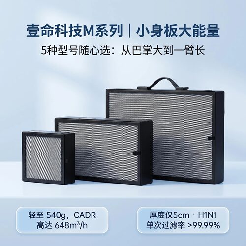 便携式空气净化器CRBox怼脸吹空气消毒机H12家用办公室防雾霾
