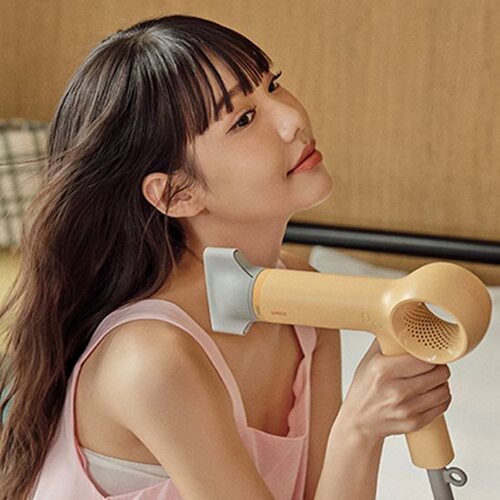 韩国直邮UNIX吹风机轻量无振动冷温风不伤发A-7310